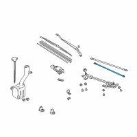 OEM 1999 Honda CR-V Rod Unit B Diagram - 76550-S10-003