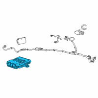 OEM Cadillac XTS Module Diagram - 23427947