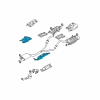 OEM 2011 Hyundai Santa Fe Protector-Heat Center Diagram - 28792-2B000--DS