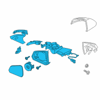 OEM Ford Power Mirror Diagram - FR3Z-17683-L