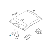 OEM 2010 Nissan Maxima Holder-SUNVISOR Diagram - 96409-JA00A