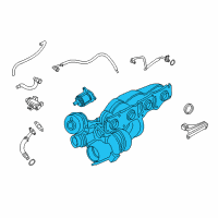 OEM 2017 BMW X5 Exchange-Turbo Charger Diagram - 11-65-7-642-469