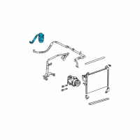 OEM 2004 Oldsmobile Bravada Drier Diagram - 15883410