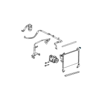 OEM Saturn L200 Condenser Bolt Diagram - 11561020