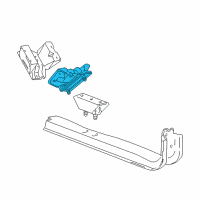 OEM Ford F-250 Super Duty Rear Mount Diagram - 5C3Z-6038-CB