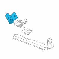 OEM 2005 Ford F-350 Super Duty Rear Mount Diagram - 5C3Z-6038-CE