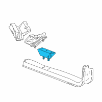 OEM 2005 Ford F-350 Super Duty Rear Mount Diagram - 4C3Z-6068-AA