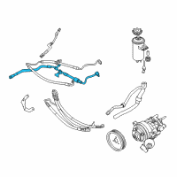 OEM 2008 BMW 760Li Return Pipe Diagram - 32-41-6-781-769