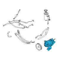 OEM 2005 BMW 760Li Tandem Pump Diagram - 32-41-6-760-071