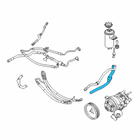 OEM 2006 BMW 760Li Suction Hose Diagram - 32-41-6-760-487