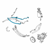 OEM 2006 BMW 760Li Expansion Hose Diagram - 32-41-6-781-756