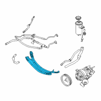 OEM BMW 760Li Dynamic Drive Expansion Hose Diagram - 32-41-6-783-579