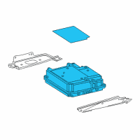 OEM 2021 Lexus LS500 Sub-Battery Assy, W/Control Diagram - 28810-70010