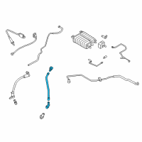 OEM 2018 Ford Edge Crankcase Tube Diagram - DP5Z-6758-A