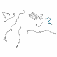 OEM Lincoln Tube Assembly Diagram - GD9Z-9D333-B