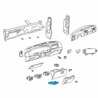 OEM 2001 Ford F-350 Super Duty Cup Holder Diagram - YC3Z-2513560-CAB