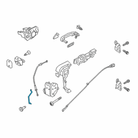 OEM 2022 Ford Ranger Lock Rod Diagram - AB3Z-2122134-A