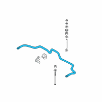 OEM 2005 Kia Sorento Bar-Rear Stabilizer Diagram - 555113E050SJ