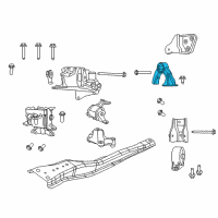 OEM 2016 Jeep Compass Insulator Diagram - 68195039AC