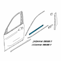 OEM 2020 BMW X2 Channel Sealing, Inside, Door, Front Left Diagram - 51-33-7-349-639