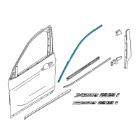 OEM 2020 BMW X1 Window Frame Cover, Front Left Door Diagram - 51-33-7-362-227