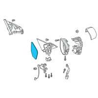 OEM 2022 Honda Insight MIRROR SET, L Diagram - 76253-TXM-A61