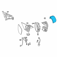 OEM 2021 Honda Insight Housing Cap (Crystal Black Pearl) Diagram - 76201-TBA-A21ZG