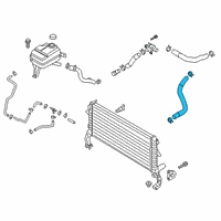 OEM 2022 Hyundai Veloster N Hose Assembly-RADAATOR, LWR Diagram - 25415-K9000