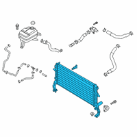 OEM 2020 Hyundai Veloster N Radiator Assy Diagram - 25310-K9000