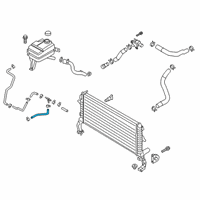OEM 2019 Hyundai Veloster N Hose-Radiator To Reservoir Diagram - 25451-S0300