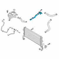 OEM Hyundai Filler Neck & Hose Assembly-Rad Diagram - 25327-S0000