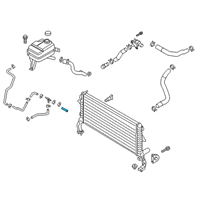 OEM 2020 Hyundai Veloster N Hose-Radiator To Reservoir Diagram - 25451-S0100