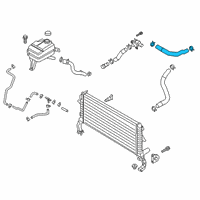 OEM Hyundai Veloster N Hose Assembly-Radiator, UPR Diagram - 25414-S0000
