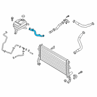 OEM 2019 Hyundai Veloster N Hose Assembly-Water Diagram - 25450-S0500