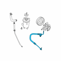 OEM 2009 Ford Ranger Pressure Hose Diagram - 9L5Z-3A719-B