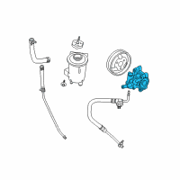 OEM 2011 Ford Ranger Power Steering Pump Diagram - 9L5Z-3A674-BRM