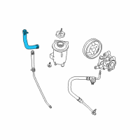 OEM 2008 Ford Ranger Reservoir Hose Diagram - 5L5Z-3691-AA