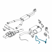 OEM 2004 BMW 760i Vacuum Pipe Diagram - 18-10-7-511-030