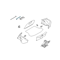 OEM Nissan Versa Wrench-Wheel Nut Diagram - 99545-2B501