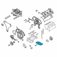 OEM 2011 Infiniti G37 Engine Oil Pan Diagram - 11110-JK20C