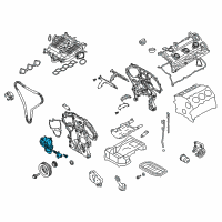 OEM 2011 Infiniti M37 Cover-Valve Timing Control Diagram - 13040-EY02B