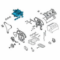 OEM 2017 Infiniti QX70 Gasket-Manifold To Cylinder Head Diagram - 14035-JP00A