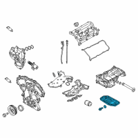 OEM 2019 Infiniti Q50 Engine Oil Pan Diagram - 11110-5CA2A