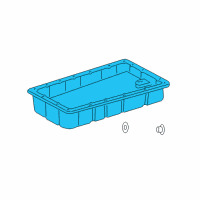 OEM 2009 Toyota Tacoma Transmission Pan Diagram - 35106-35130