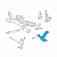 OEM 2010 Toyota RAV4 Lower Control Arm Diagram - 48068-0R010