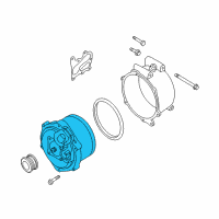 OEM 2008 BMW 760Li Exchange Alternator, Water-Cooled Diagram - 12-31-7-526-286