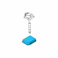 OEM BMW 325i Engine Control Module Diagram - 12-14-7-571-604