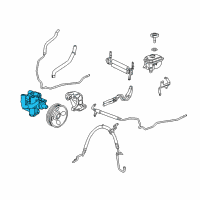 OEM 2013 Cadillac SRX Power Steering Pump Diagram - 13505837