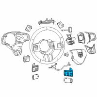 OEM 2018 Dodge Challenger Switch-Paddle Up Diagram - 5RQ08DX9AD