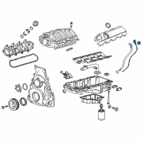 OEM 2017 Chevrolet Silverado 1500 Dipstick Diagram - 12643278